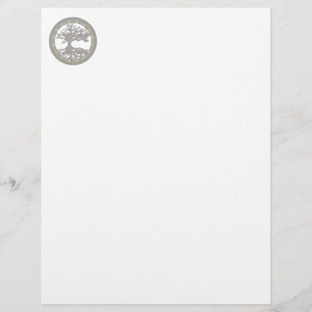 Papier Arbre de vie celtique (Devant)