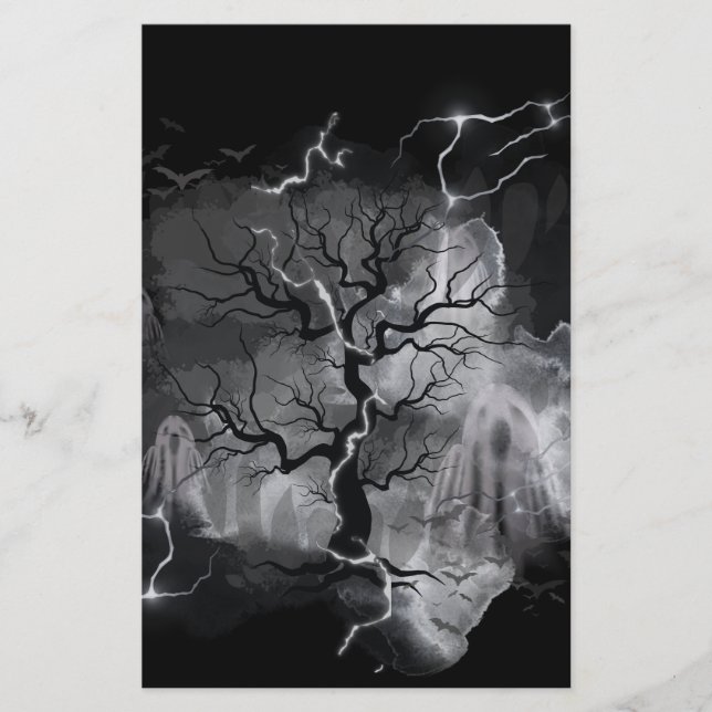Papier Arbre fantôme (Devant)