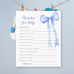 Papier Arc bleu - Partie voeux pour le jeu pour bébé