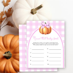 Papier Arc citrouille arc rose Nom ce jeu d'alimentation