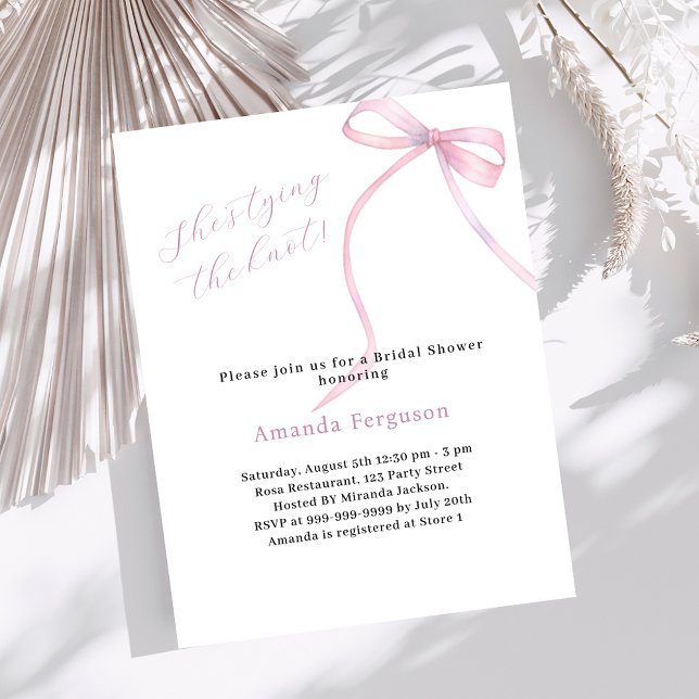 Papier Arc rose Elle noue la Fête des mariées de noeud (Créateur téléchargé)