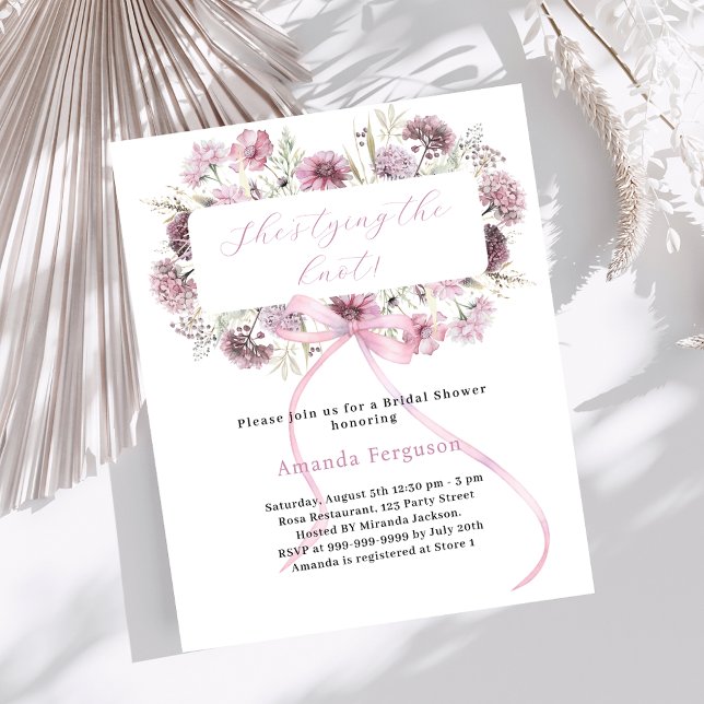 Papier Arc rose floral Elle attache la Fête des mariées d (Créateur téléchargé)