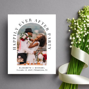 Papier Arch Photo QR Code Mariage Réception Invitation