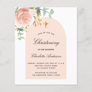 Papier Arche fleurie rose de l'eucalyptus