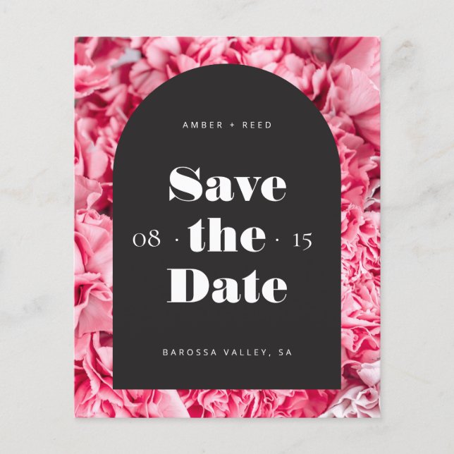 Papier Arche florale rose budget brillant Enregistrer la  (Devant)