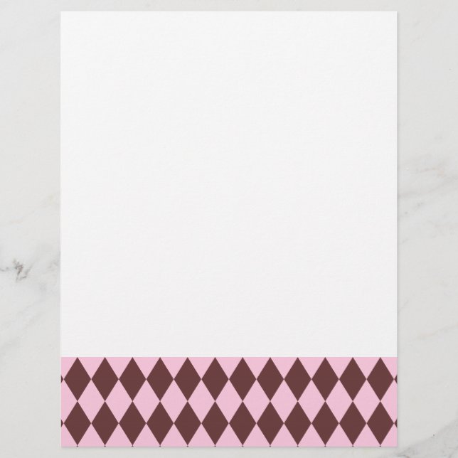 Papier Arlequin Brown et rose (Devant)