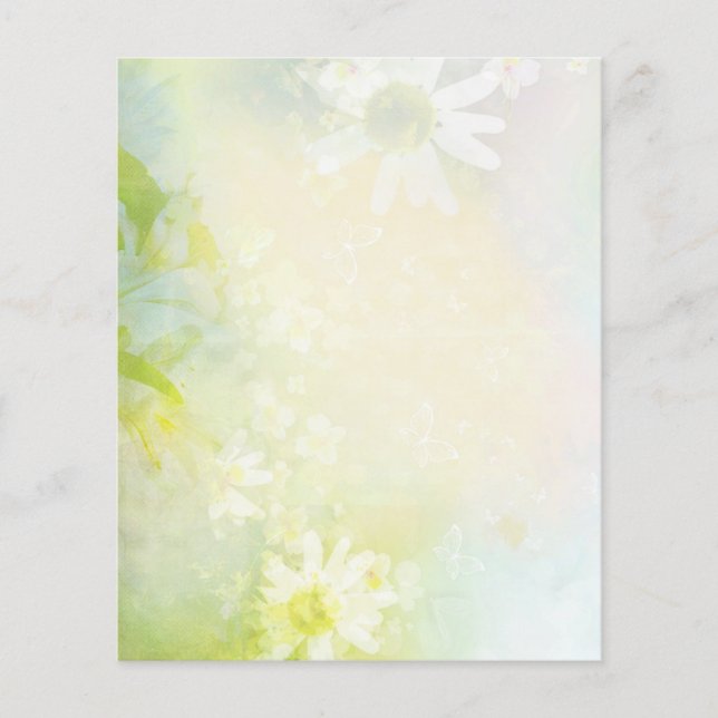 Papier Arrière - plan de la marguerite douce (Devant)