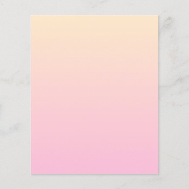 Papier Arrière - plan dégradé rose pâle et jaune (Devant)