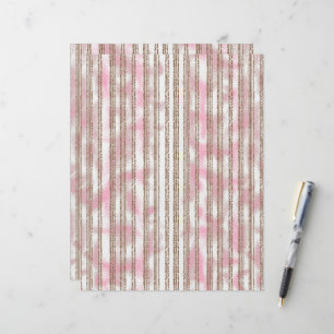 Papier arrière - plan rayé rose et blanc