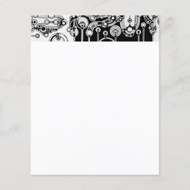 Papier Art Géométrique Noir Et Blanc 3 (Devant)