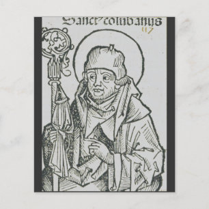 Papier Art graphique sacré de Saint Colomba d'Iona celtiq