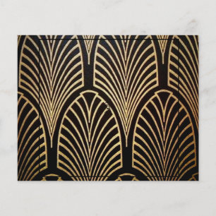 Papier Art nouveau, art déco, ventilateur motif, bronze,