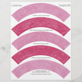 Papier Art Nouveau do-it-yourself Enveloppes de cupcake d