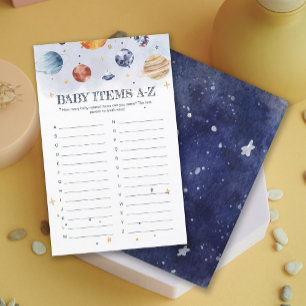 Papier Astronaunt Rocketship Baby shower Baby Items Jeu