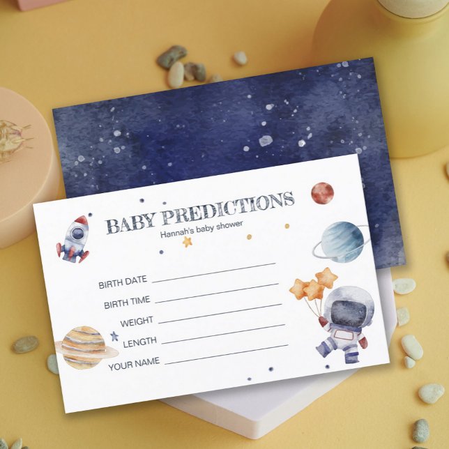 Papier Astronaunt Rocketship BabyShower Baby Guesses Jeu (Astronaunt Rocketship BabyShower Baby Guesses Game)