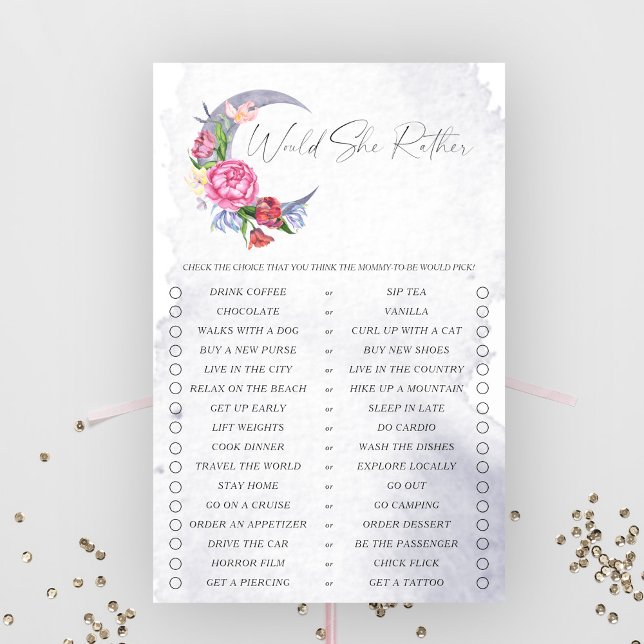 Papier Au-dessus de la lune elle préférerait jouer (Créateur téléchargé)