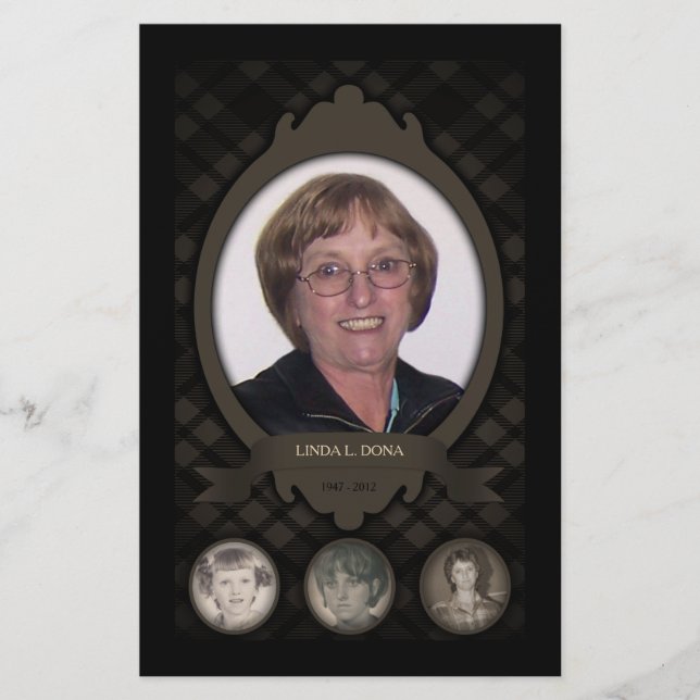 Papier au fil des ans, des annonces commémoratives (Devant)