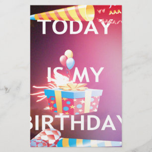 Papier Aujourd'hui, c'est mon anniversaire : Célébrez en
