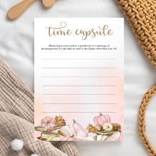 Papier Automne thème Baby shower rose temps de jeu Capsul