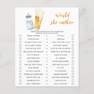 Papier Baby brasse de la bière