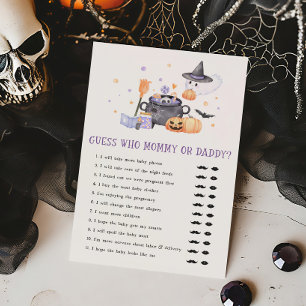 Papier Baby Brewing Purple Devinez qui maman ou papa jeu
