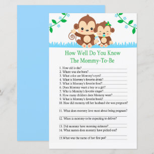 Papier Baby Monkey À quel point connaissez-vous le jeu de