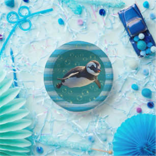 Papier-Baby-Pinguin-Schale Pappteller