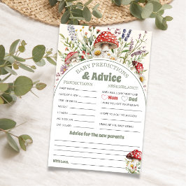 Papier Baby Predictions and Advice Baby Shower Games