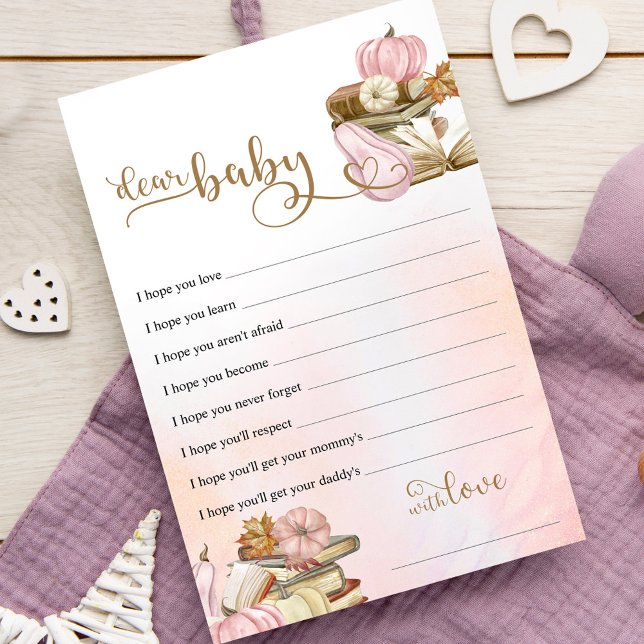 Papier Baby shower à thème du livre d'automne Wives for B (Créateur téléchargé)