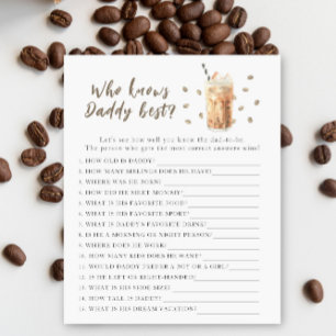 Papier Baby shower brassage - Jeu Qui connaît le mieux pa