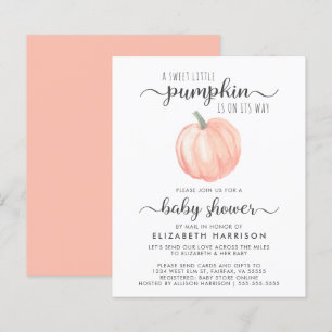 Papier Baby shower budgétaire par Citrouille Orange par c
