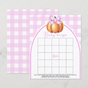 Papier baby shower citrouille Baby shower