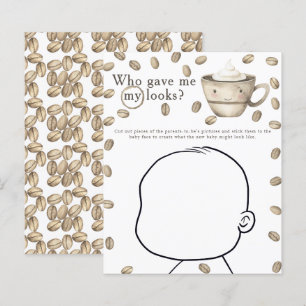 Papier Baby shower de café de dessin animé - Qui m'a donn