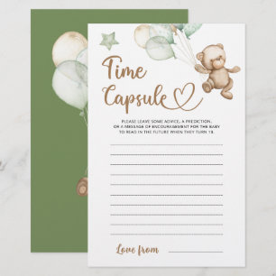 Papier Baby shower de l'ours en peluche