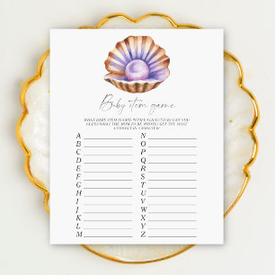 Papier Baby shower de perle - Jeu d'article pour bébé