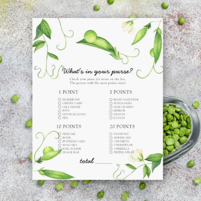 Papier Baby shower de pois - Qu'y a-t-il dans votre sac (Créateur téléchargé)