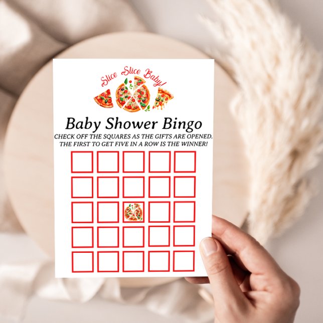 Papier Baby shower de tranche de pizza italienne moderne (Créateur téléchargé)
