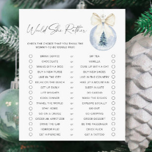 Papier Baby shower D'Hiver - Elle Préférerait Jouer