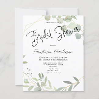 Papier Baby Shower Élégant et Économe.