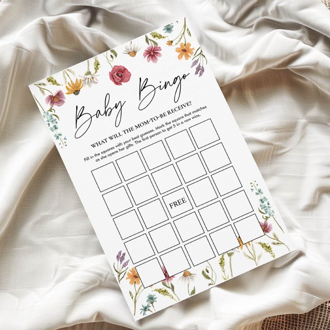 Papier Baby shower Jeu de Bingo (Créateur téléchargé)