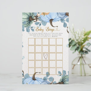 Papier Baby shower jeu de bingo