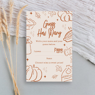 Papier Baby Shower Little Cutie Pie Jeu de devinette