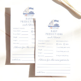 Papier Baby shower nautique Prédictions et conseils
