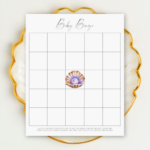 Papier Baby shower Perle - Jeu de Bingo bébé