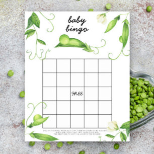 Papier Baby shower pois - Jeu de bingo pour baby shower