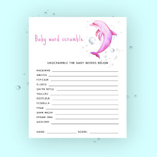 Papier Baby shower sous la mer - Désordre de mots pour bé