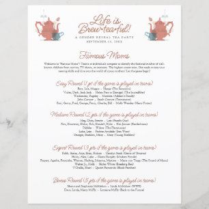 Papier Baby shower Tea Party Cute Minimaliste Boho Neutra