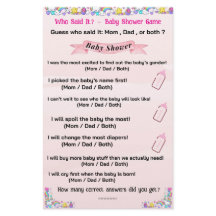 Baby shower unicorn jeu de fête