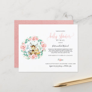Papier Baby shower Woodland Greenerife Par Courrier Invit