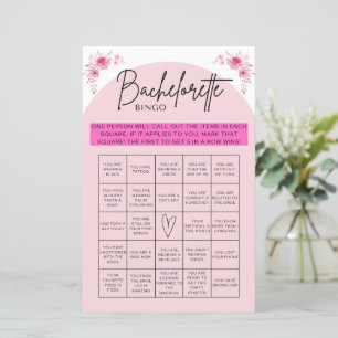 Papier Bachelorette Jeu de Bingo